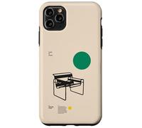 Chaise Wassily - Hommage Minimaliste Marcel Breuer Coque pour iPhone 11 Pro Max