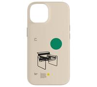 Chaise Wassily - Hommage Minimaliste Marcel Breuer Coque pour iPhone 14