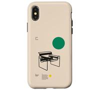 Chaise Wassily - Hommage Minimaliste Marcel Breuer Coque pour iPhone X/XS