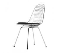 Chaise Wire Chair DKX-5 fabric Hopsak 66 nero