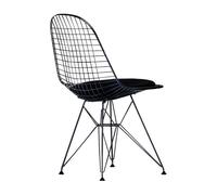 Chaise Wire DKR-5 fabric Hopsak 66 nero/ eiffel tower base