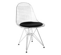 Chaise Wire DKR-5 fabric Hopsak 66 nero/ eiffel tower base