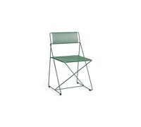 Chaise X-Line en Acier Thermolaqué/vert Poireau