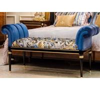 Chaiselounge Style antique Canapé E69 Couche Chaise Textil Baroque Rococo