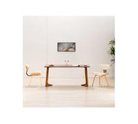 vidaXL Chaises de salle à manger 2 pcs Crème Bois courbé et similicuir