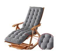 Chaises berçantes 3-en-1, Salon Pliable en Bois extérieur Chaise berçante de Plage/Chaise berçante Sun et fauteuils inclinables, Meubles d’appoint avec Finition Naturelle, pour l’extérieur