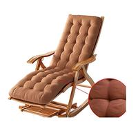 Chaises berçantes 3-en-1, Salon Pliable en Bois extérieur Chaise berçante de Plage/Chaise berçante Sun et fauteuils inclinables, Meubles d’appoint avec Finition Naturelle, pour l’extérieur