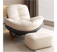 Chaises Berçantes Chaise Berçante Souple avec Repose-Pieds Design Chaise Berçante Rembourrée Confortable Planeur Rocker Canapé De Salon Fauteuil à Bascule Fauteuil Inclinable, Rocking Chair-b
