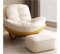 Chaises Berçantes Chaise Berçante Souple avec Repose-Pieds Design Chaise Berçante Rembourrée Confortable Planeur Rocker Canapé De Salon Fauteuil à Bascule Fauteuil Inclinable, Rocking Chair-d