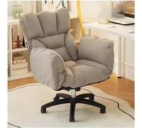 Chaises D’appoint Chaise De Jeu Chaises De Bureau à Domicile Ergonomiques Canapé Paresseux avec Roues, Chaise D’étude D’Ordinateur Fauteuil Inc, Gray a, One Size