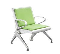 Chaises d'accueil, Bancs, Chaises De Bureau, Chaises De Salle D'Attente Robustes avec Accoudoirs, pour Salon, Barbier, Banque, Hall D'EntréE, AéRoport.(Green)