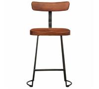 Chaises de bar, CLOUD, lot de 2, Tabourets Hauts, Siège Haut, 49x43x79 cm bois de manguier massif LV585