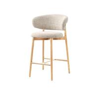 Chaises de bar hautes - Sièges en tissu doux pour salons, tavernes et bars, design confortable et élégant pour les maisons modernes