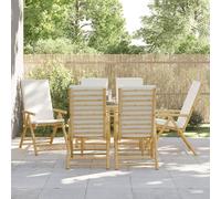 Chaises de Bistro Pliantes avec Coussins Sièges Patio Terrasse Extérieur vidaXL