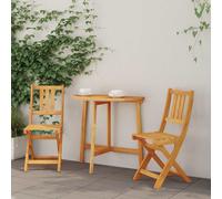 vidaXL Chaises de jardin Lot de 2 en bois massif d'acacia 36x46x85 cm