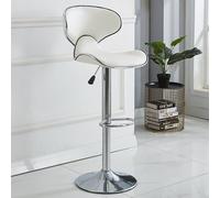 Chaises de bistrot pivotantes à 360 degrés en acier avec coussins ronds réglables en hauteur, idéales pour salle à manger, cuisine, bar, assise confortable pour n'importe quelle pièce