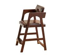 Chaises de Bureau à Dossier Haut Chaise d'étude relevable siège d'écolier pour l'écriture la Maison ou Salle Manger en Bois Massif Croissance