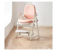 Chaises de bureau Chaise de bureau for enfants La chaise d'étude for peut être surélevée et abaissée for corriger la posture assise Siège Étudiant l'école primaire Tabouret dossier à maison(Pink)