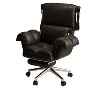 Chaises de Bureau de Direction avec Repose-Pieds et accoudoirs, Chaise de Bureau Robuste de 330 LB avec siège à Ressorts ensachés for Personnes Lourdes(Black)