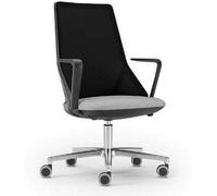 Chaises de bureau noires de luxe Chaise rembourrée moderne Design Meubles Chaises JVmobel
