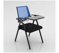 Chaises De Bureau Pliables Pour Ordinateur, Chaise Empilable Ergonomique Pour Salle De Conférence Avec Tablette Et Tablette D'écriture, Chaise À Roulettes Avec Assise Rembourrée, Chaises De Bureau