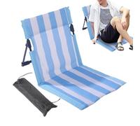 Chaises de camping - Chaises de plage | Tapis d'assise pliable avec support lombaire pour camping, terrasse, piscine, sport, pelouse, pique-nique