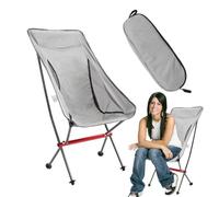 Chaises de camping pliantes | Chaise légère et compacte pour adultes, chaises de blanchisseur avec dossier et coussin, coussin de siège de stade, démontage rapide pour parcs, pelouses, pique-niques