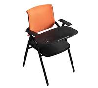 Chaises de conférence avec Bureau intégré, chaises de Formation empilables pour Bureau, Chaise de réunion en Maille avec Coussin d'assise Moelleux