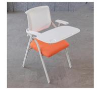 Chaises de conférence Pliantes ergonomiques avec Tablette Rabattable, Structure métallique et Soutien Lombaire, idéales pour Les Bureaux et Les salles d'attente. Mobilier de Bureau élégant.