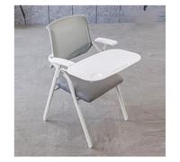 Chaises de conférence Pliantes ergonomiques avec Tablette Rabattable, Structure métallique et Soutien Lombaire, idéales pour Les Bureaux et Les salles d'attente. Mobilier de Bureau élégant.