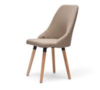 Chaises de cuisine avec dossier en bois massif, chaise de restaurant en tissu, design ergonomique, chaise de négociation de bureau, chaise de maquillage de chambre