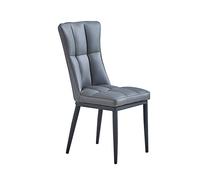 Chaises De Cuisine Chaise De Salle À Manger En Fer Forgé,Chaise Avec Dossier En Cuir Avec Pieds En Métal,Chaise De Maquillage De Chambre À Coucher,Chaise De Négocier De Bureau,Pour Le Salon/Cuc