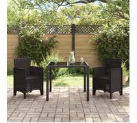 Chaises de jardin 2 pcs Rotin synthétique marron