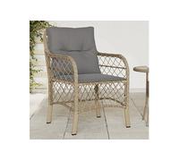 vidaXL Lot de 2 Chaises de Jardin avec Coussins, Sièges de Patio avec Housse Amovible, Meubles d'Extérieur Terrasse, Mélange Beige Résine Tressée Beige https://www.fnac.com/mp49942701/vidaXL-Chaises-de-jardin-avec-coussins-lot-de-2-melange-beige-rotin/w-4?oref=ef736fa4-629d-2d6b-cc20-212c228bd299