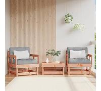Chaises de Jardin Lot de 2 en Bois Massif Douglas - 2 Pack Outdoor Garden Chairs with Comfortable Backrest, Sturdy Frame for Patio Terrace Balcony, Durable Weather-Resistant Chairs 110kg Capacity