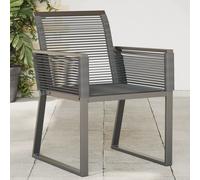 Chaises de jardin lot de 4 noir résine tressée siège de jardin vidaXL