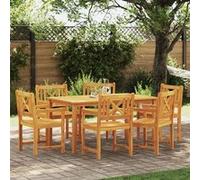 Chaises De Jardin Vidaxl 6 Pcs 56x55.5x90 Cm Bois Massif D'acacia, Chaises De Jardin Vidaxl 2 Pcs 56x56x90 Cm Bois Massif D'acacia
