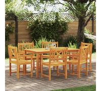 Chaises De Jardin Vidaxl 6 Pcs 56x55.5x90 Cm Bois Massif D'acacia, Chaises De Jardin Vidaxl 2 Pcs 56x56x90 Cm Bois Massif D'acacia