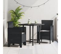 Chaises De Jardin Vidaxl Ensemble De 2 Anthracite, Gris Clair