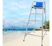Chaises De Maître-Nageur En Acier Inoxydable Chaises De Maître Nageur Hautes Pour L'extérieur,Charge 300Kg/660Lb - Tabourets Bar Confortables Pour Piscine Et Plage Avec Siège Confortable,72x82x120cm