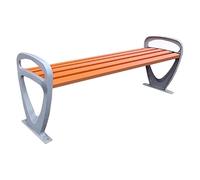 Chaises de Patio Résistantes aux Intempéries pour 2 Places Banc de Jardin Exterieur avec Siège en Bois Plastique Banquette pour Parc, Communauté, Place(150 * 43 * 53cm)