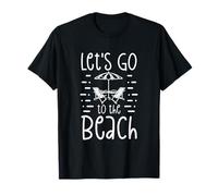 Chaises de Plage d'été Let's Go to The Beach T-Shirt