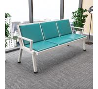 Chaises de réception avec accoudoirs et dossiers, sièges de hall en polyuréthane durable pour aéroport, banque, hôpital, école et salon de coiffure