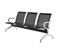 Chaises de réception d'aéroport - Chaises de salle d'attente 2 à 3 places avec accoudoirs, banc de réception pour bureau, banque et zones d'invités