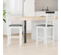 vidaXL Chaises de salle à manger 2 pcs Naturel 40 x 47,5 x 99,5 cm, Salle à manger, moderne, durable, styles inspirés pour des espaces élégants, pour des rassemblements familiaux, plusieurs options de