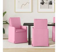 Vidaxl Chaises De Salle À Manger 2 Pcs Rouge Bordeaux 57 X 67 X 98 Cm