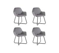 2x Chaises de Salle à Manger Noir Velours Siège de Cuisine Repas Dîner vidaXL