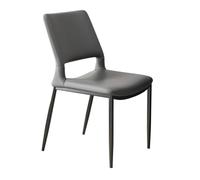Chaises de salle à manger à dossier haut, cuir synthétique imperméable, siège rembourré, tabourets de bar épais, chaises latérales sans accoudoirs, meubles de cuisine modernes, sièges de salle à