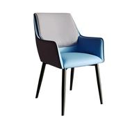 Chaises de salle à manger, Chaise de salle à manger nordique en cuir PU, moderne, balcon, vanité de mariage, chaise de salle à manger, cuisine, Banquet, meubles de maison , Chaises de cuisine(Light gr