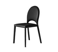 Chaises de salle à manger, chaises d'appoint rembourrées, chaises d'appoint pour salon, chaises de cuisine en cuir avec coussin en similicuir et pieds en métal, pour cuisine et salle à mange